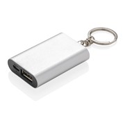 1.000 Mah Schlüsselanhänger Powerbank, Silber 1.000 Mah Schlüsselanhänger Powerbank, Silber