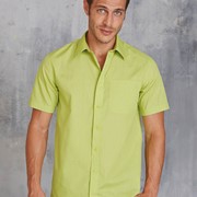 Ace - Men's Short Sleeve Easy Care Polycotton Poplin Shirt Ace - Men's Short Sleeve Easy Care Polycotton Poplin Shirt
