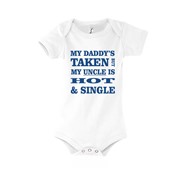 Babys bodysuit Hot uncle Babys bodysuit Hot uncle