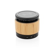 Bambus Wireless Charger Und Lautsprecher, Braun Bambus Wireless Charger Und Lautsprecher, Braun