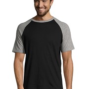Funky Men's 2-Colour Raglan Sleeves T-Shirt Funky Men's 2-Colour Raglan Sleeves T-Shirt