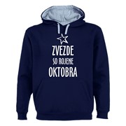 Hoodie Zvezde rojene Oktobra Hoodie Zvezde rojene Oktobra