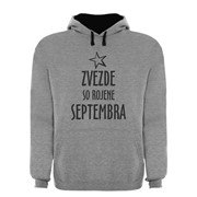 Hoodie Zvezde rojene Septembra Hoodie Zvezde rojene Septembra