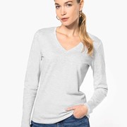 Ladies' Long Sleeve V-Neck T-Shirt Ladies' Long Sleeve V-Neck T-Shirt
