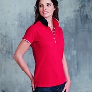 Ladies' Short-Sleeved Piqué Knit Polo Shirt Ladies' Short-Sleeved Piqué Knit Polo Shirt