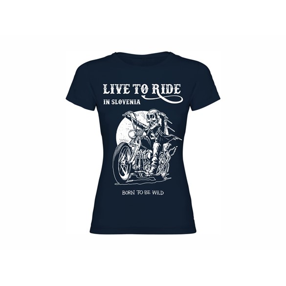 Majica ženska Live to Ride SLO