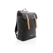 Sac À Dos Ordinateur En Toile, Noir Sac À Dos Ordinateur En Toile, Noir