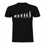 T shirt Evolution of Basketball