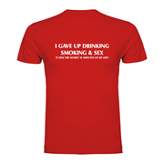 T-shirt Gave up T-shirt Gave up