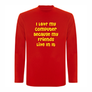 T-shirt LS My computer