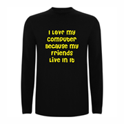 T-shirt LS My computer