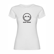 Woman T shirt Devil inside