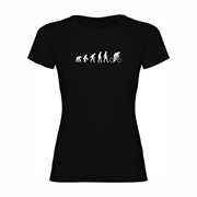 Woman T shirt Evolution of Cycling
