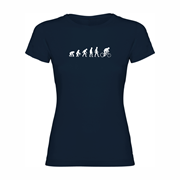 Woman T shirt Evolution of Cycling