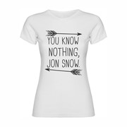 Woman T shirt Jon Snow
