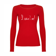 Woman T shirt LS It Wasn't Me Woman T shirt LS It Wasn't Me