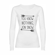 Woman T shirt LS Jon Snow