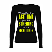 Woman T shirt LS Last Time