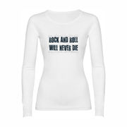 Woman T shirt LS Rock and Roll