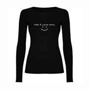 Woman T-shirt LS Smile