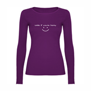 Woman T-shirt LS Smile