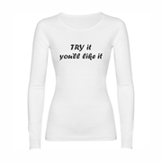 Woman T-shirt LS Try It