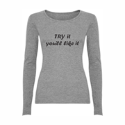Woman T-shirt LS Try It