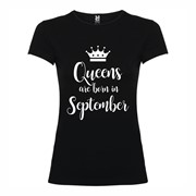 Woman T-shirt Queens born September Woman T-shirt Queens born September