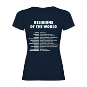 Woman T-shirt Religions of the World