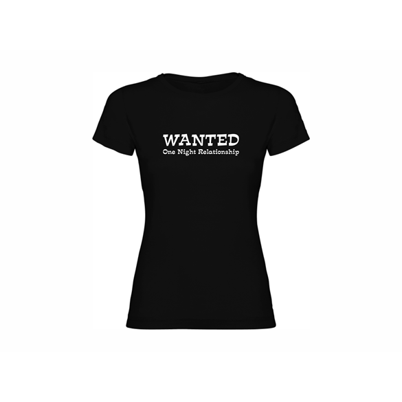 Woman T shirt Wanted