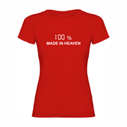 Women T shirt Made in Heaven Women T shirt Made in Heaven