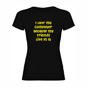 Women T Shirt My computer 