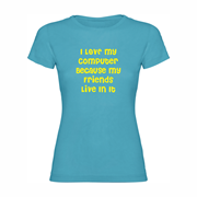 Women T Shirt My computer 