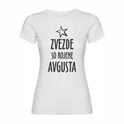 Ženska majica Zvezde rojene avgusta Ženska majica Zvezde rojene avgusta