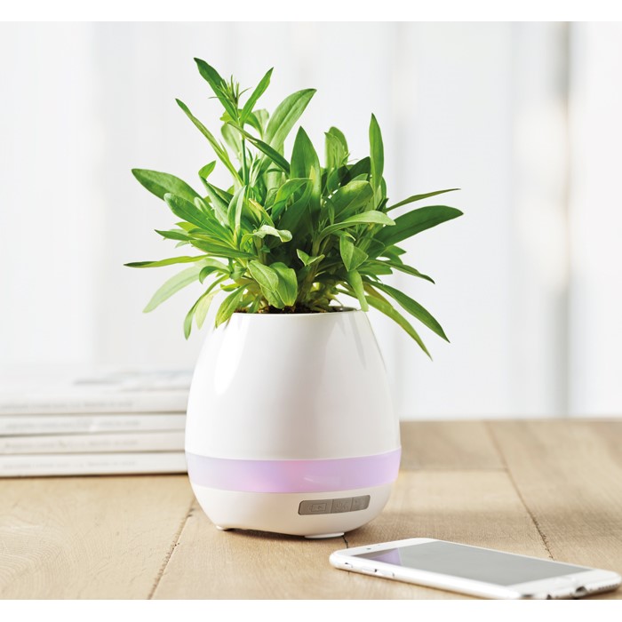 bluetooth speaker flower pot