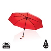 20.5" Impact AWARE™ RPET 190T Pongee mini kišobran od bambusa