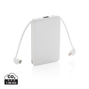 5.000 mAh Pocket Powerbank s integriranim kabelima