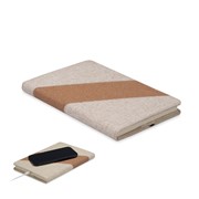 A5 bilježnica CORTONA s punjačem od 15 W