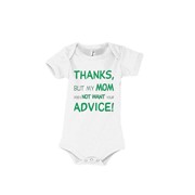Babys bodysuit Thanks for the advice