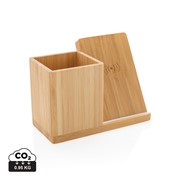 Calgary bambusz 10W-os vezeték nélküli töltő