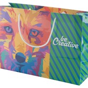 CreaShop H papirnata vrećica za kupnju po mjeri, horizontalna