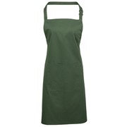 ‘COLOURS’ BIB APRON WITH POCKET