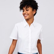 ELITE SHORT SLEEVE OXFORD WOMEN'S SHIRT