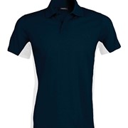FLAG - SHORT-SLEEVED TWO-TONE POLO SHIRT