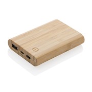 FSC bambusz 5000 mAh powerbank