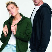 FULL ZIP HOODED SWEATSHIRT