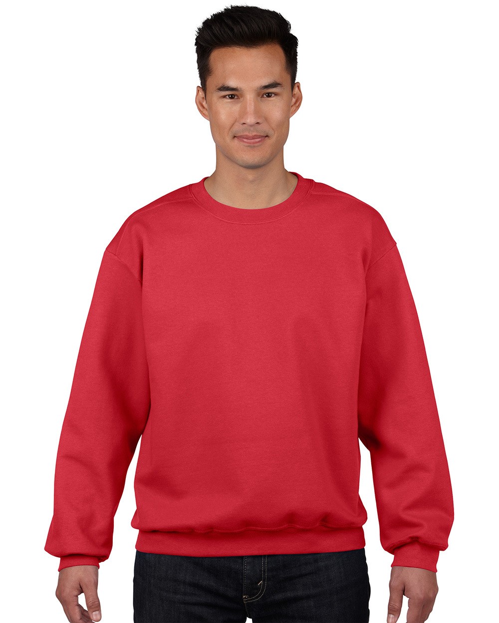 gildan red sweatshirt