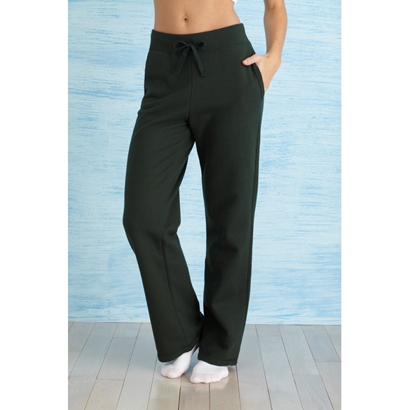 women's open leg sweatpants