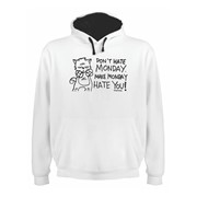 Hoodie Don't hate monday