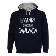 Hoodie Legende rojene Januarja